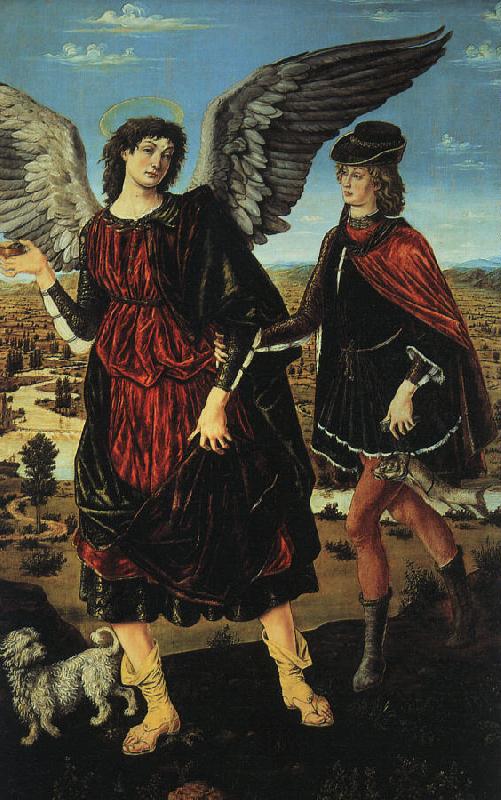 Antonio Pollaiuolo Tobias and the Angel oil painting picture